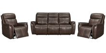 Load image into Gallery viewer, Cascade - Power Reclining Sofa &amp; 2 Recliners - Auburn