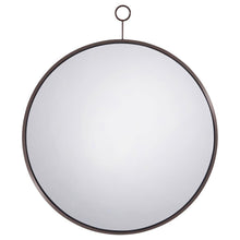 Load image into Gallery viewer, Gwyneth - Round Wall Mirror - Black Nickel