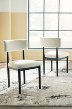 Load image into Gallery viewer, Xandrum - White / Black - Dining Upholstered Side Chair (Set of 2)