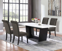 Load image into Gallery viewer, Sherry - Rectangular Marble Top Dining Table Set