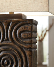 Load image into Gallery viewer, Heathbury - Antique Brown - Paper Table Lamp