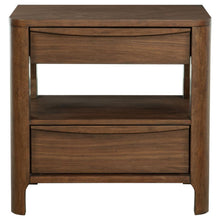 Load image into Gallery viewer, Maderia - 2-Drawer Nightstand Bedside Table - Walnut