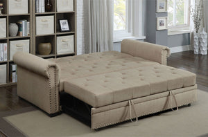 Iona - Futon Sofa - Beige