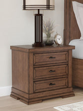 Load image into Gallery viewer, Taffenbrook - Medium Brown - Three Drawer Night Stand