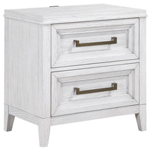Load image into Gallery viewer, Marielle - 2-Drawer Nightstand Bedside Table - Distressed White