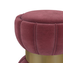 Load image into Gallery viewer, Sora - Round Upholstered Ottoman