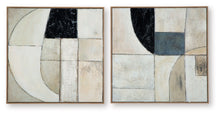 Load image into Gallery viewer, Bexlen - Tan / Taupe / Black - Wall Art Set (Set of 2)