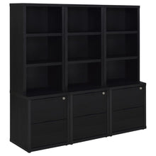 Load image into Gallery viewer, Westpark - 3 Piece Wall Unit Bookcase Set With USB