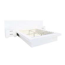 Load image into Gallery viewer, Jessica - Wood LED Panel Bed