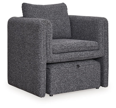 Vreni - Charcoal / Black - Accent Chair