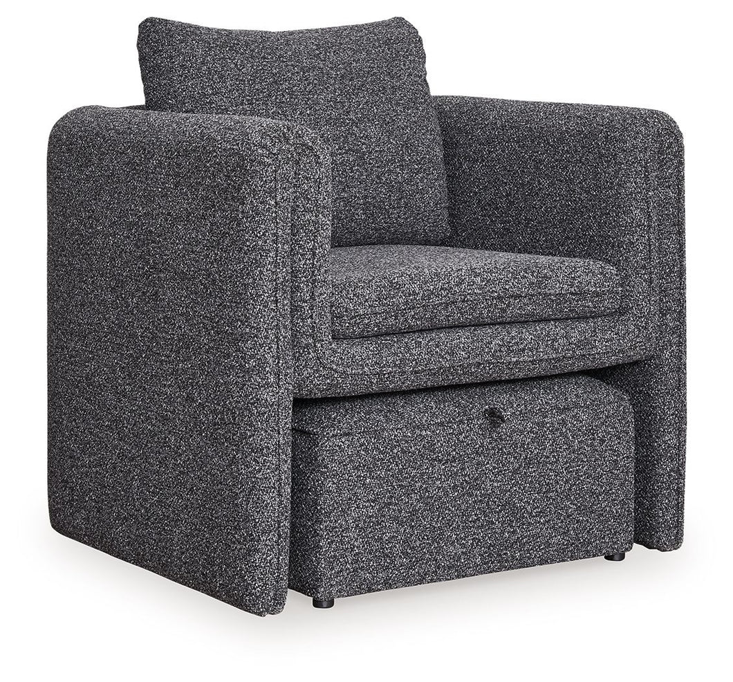 Vreni - Charcoal / Black - Accent Chair