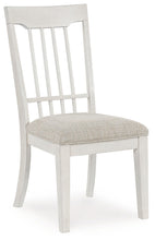 Load image into Gallery viewer, Shaybrock - Antique White / Brown - Dining Upholstered Side Chair (Set of 2)
