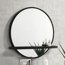 Load image into Gallery viewer, Arini - Round Vanity Wall Mirror With Shelf