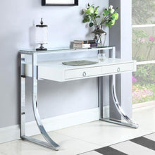 Load image into Gallery viewer, Gemma - 2-Drawer Writing Desk - White High Gloss
