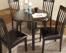Load image into Gallery viewer, Hammis - Dark Brown - Round DRM Drop Leaf Table