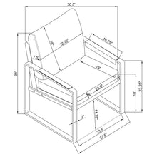 Load image into Gallery viewer, Rosalind - Upholstered Track Arm Accent Chair