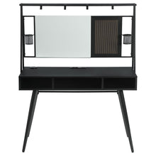 Load image into Gallery viewer, Jessie - Writing Desk With Whiteboard And USB - Black