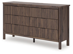 Pamytta - Brown - Six Drawer Dresser