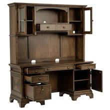 Load image into Gallery viewer, Hartshill - 5-Drawer Credenza With Hutch - Burnished Oak