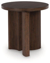 Load image into Gallery viewer, Korestone - Dark Brown - Round End Table