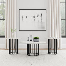 Load image into Gallery viewer, Haven - Round Marble Coffee Table Set