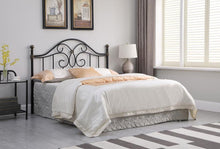 Load image into Gallery viewer, Bailey - Metal Queen Or Full Open Frame Headboard - Black