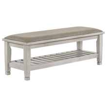 Load image into Gallery viewer, Franco - Fabric Upholstered Bench With Shelf