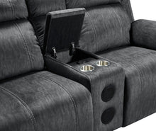 Load image into Gallery viewer, Tango - Console Loveseat With Speaker &amp; Power Footrest