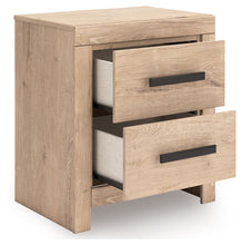 Load image into Gallery viewer, Sanginlane - Tan - Two Drawer Night Stand
