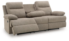 Load image into Gallery viewer, Side-Swipe - Reclining Sofa With Drop Down Table