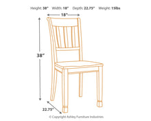 Load image into Gallery viewer, Whitesburg - Brown / Cottage White - Dining Room Side Chair (Set of 2)