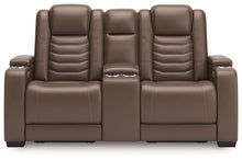 Load image into Gallery viewer, High Impact - Tobacco - Power Reclining Loveseat With Console / Adj Hdrst