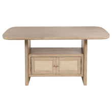 Load image into Gallery viewer, Kailani - Cane Counter Height Storage Dining Table - Beige Oak