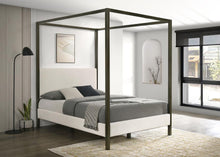 Load image into Gallery viewer, Monroe - Upholstered Canopy Bed