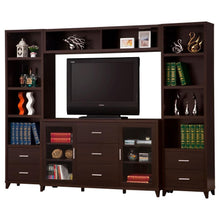 Load image into Gallery viewer, Lewes - 4 Piece TV Entertainment Center - Cappuccino