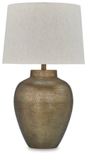 Load image into Gallery viewer, Madney - Antique Gold Finish - Metal Table Lamp