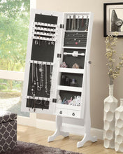 Load image into Gallery viewer, Batista - Cheval Mirror With Jewelry Storage - White