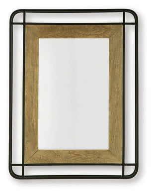 Beelman - Black / Brown - Accent Mirror