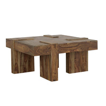 Load image into Gallery viewer, Samira - Square Solid Wood Coffee Table - Natural Sheesham