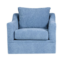 Load image into Gallery viewer, Sylvie - Swivel Chair - Blue Slate