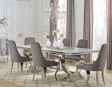 Load image into Gallery viewer, Antoine - Rectangular Glass Top Dining Table Set