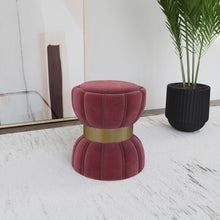 Load image into Gallery viewer, Sora - Round Upholstered Ottoman