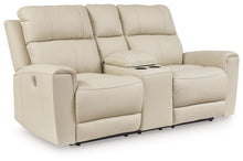 Load image into Gallery viewer, Dahlmoore - Almond - Dbl Power Reclining Loveseat With Console