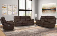 Load image into Gallery viewer, Mason - Power Reclining Sofa Loveseat And Recliner - Dark Kahlua