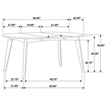 Load image into Gallery viewer, Jedda - Oval Extension Leaf Dining Table - Dark Walnut