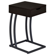 Load image into Gallery viewer, Troy - 1-Drawer C-Shaped Side Table Power Outlet