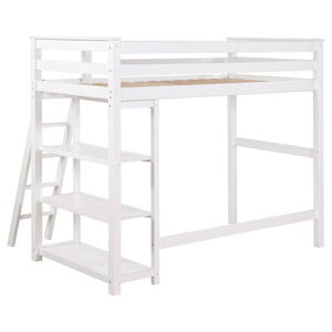 Anica - 3-Shelf Wood Loft Bed