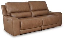 Load image into Gallery viewer, DeepWakes - Caramel - 2 Seat Power Reclining Sofa Adjustable Headrest