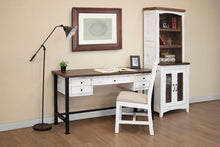 Load image into Gallery viewer, Pueblo White - Desk - Antiqued White / Brown