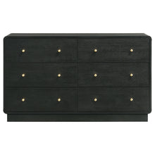 Load image into Gallery viewer, Cavelle - 6-Drawer Dresser Cabinet - Black